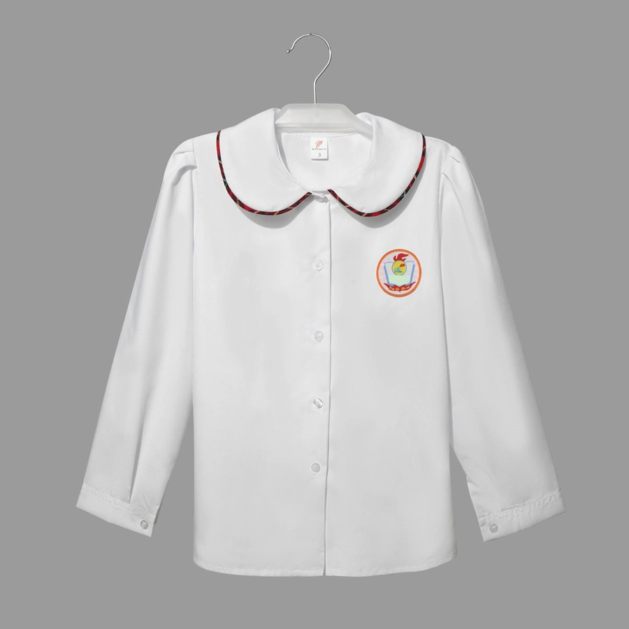 Áo sơ mi dài tay tiểu học Hồng Phong